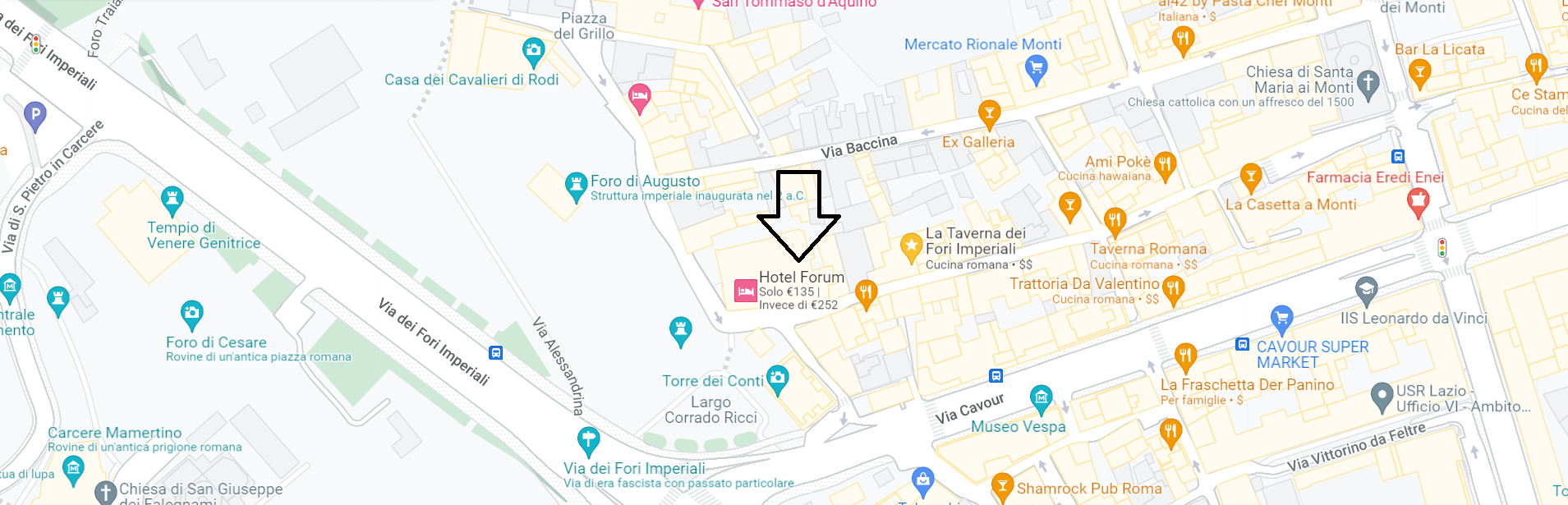 Map to Hotel Forum